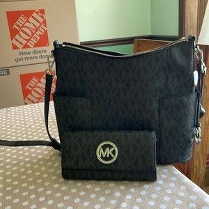 Michael Kors purse and wallet